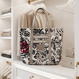 Coach Poppy Floral Graffiti Glam Tote (Style #14741)